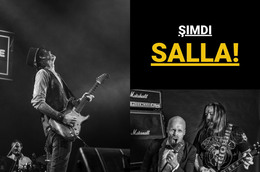 Rock Müzik - HTML Sayfası Şablonu