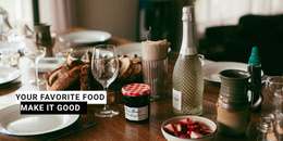 Prepare Delicious Food - Professional Website Template