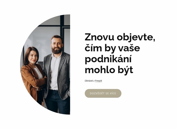 Zaměřujeme se na poradenské a školící služby Šablona HTML