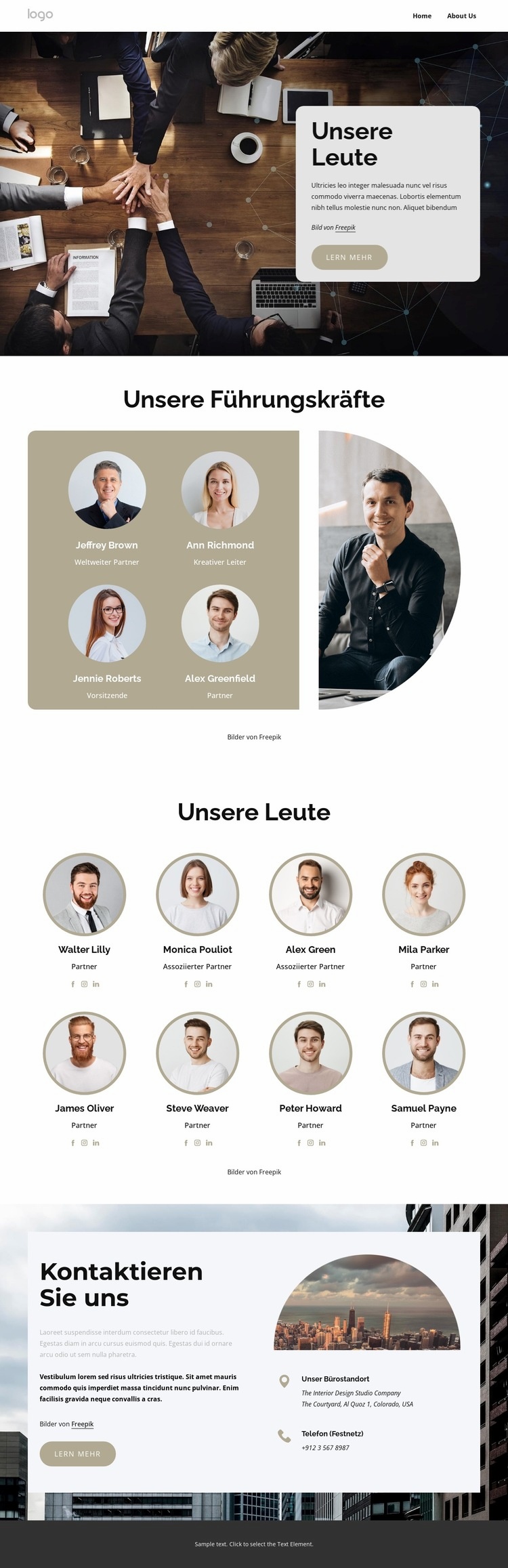 Wir glauben, dass unsere Mitarbeiter Belohnungen verdienen HTML Website Builder