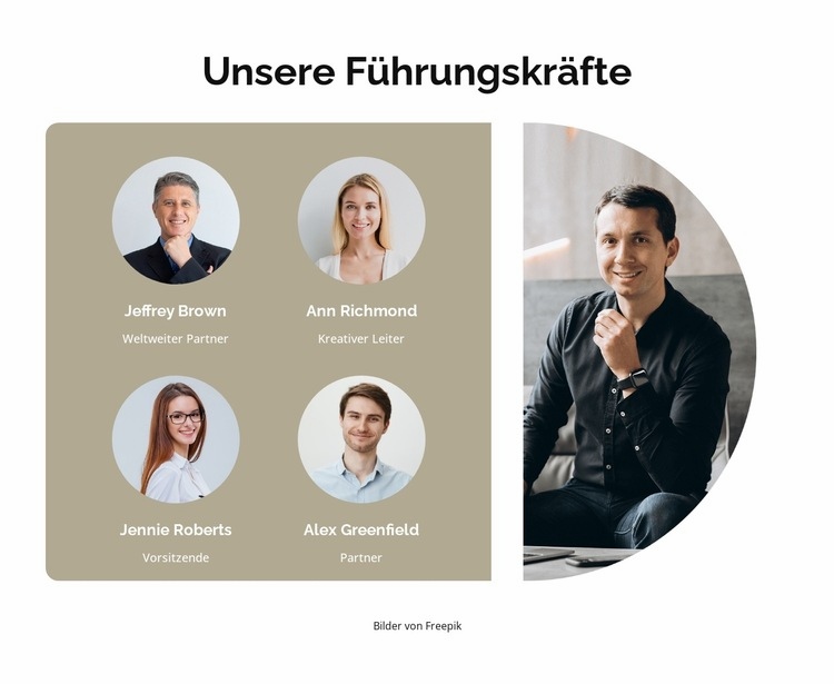 Wir innovieren, wir setzen um Website design