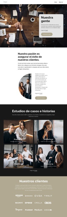 Ayudamos A Nuestros Clientes A Lograr Un Impacto Inmediato - Plantillas De Diseño De Sitios Web