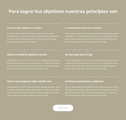 Consultoría Empresarial Global Para Un Mundo Dinámico: Plantilla HTML5 Adaptable