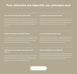 Conseil Aux Entreprises Global Pour Un Monde Dynamique - Modèle HTML5 Réactif