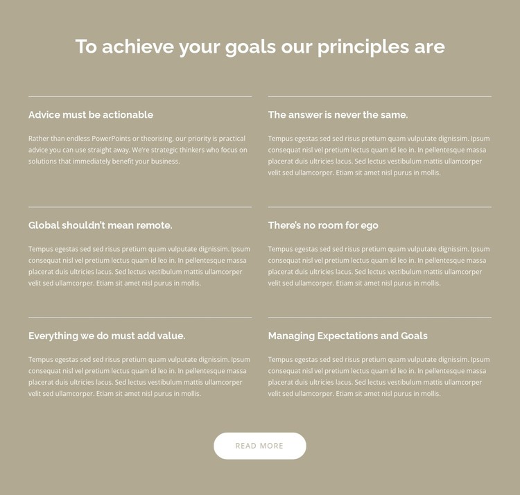 Global business consulting for a dynamic world HTML Template