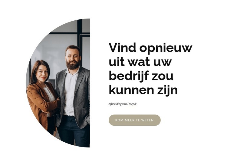 Wij richten ons op advies- en opleidingsdiensten Html Website Builder