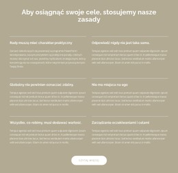 Menu CSS Dla Globalne Doradztwo Biznesowe Dla Dynamicznego Świata