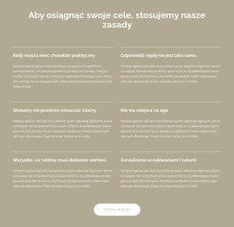 Globalne Doradztwo Biznesowe Dla Dynamicznego Świata - Responsywny Szablon HTML5