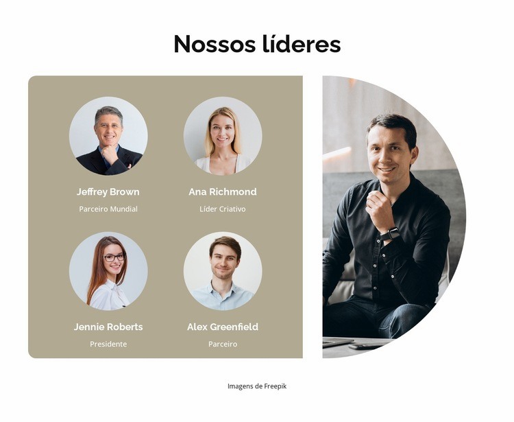 Inovamos, executamos Maquete do site