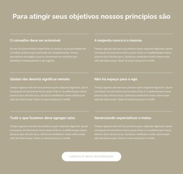 Consultoria De Negócios Globais Para Um Mundo Dinâmico - Modelo De Página Da Web