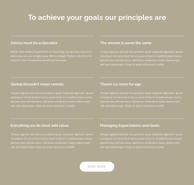 Global business consulting for a dynamic world Squarespace Template Alternative
