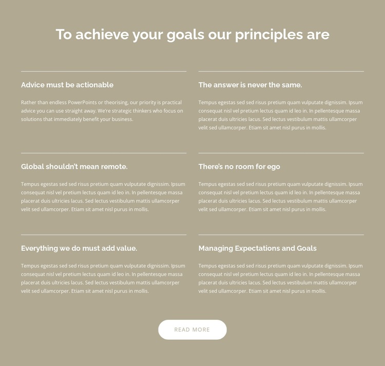 Global business consulting for a dynamic world Template