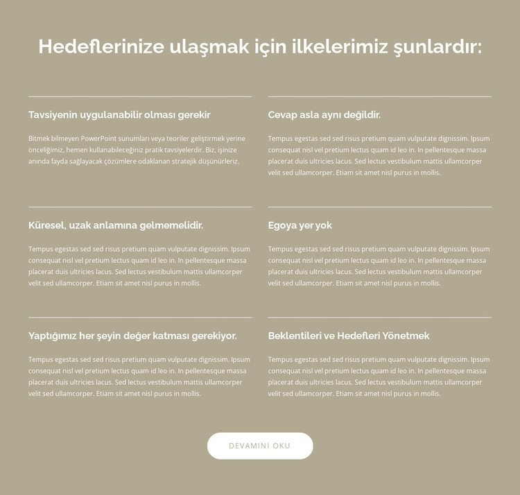 Dinamik bir dünya için küresel iş danışmanlığı Web Sitesi Mockup'ı