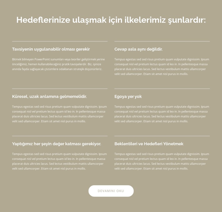 Dinamik bir dünya için küresel iş danışmanlığı Web Sitesi Şablonu