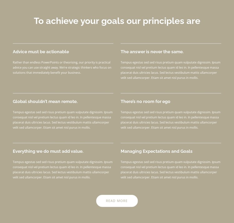 Global business consulting for a dynamic world Web Design