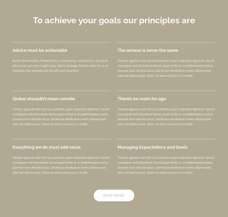 Global business consulting for a dynamic world Website Builder Templates