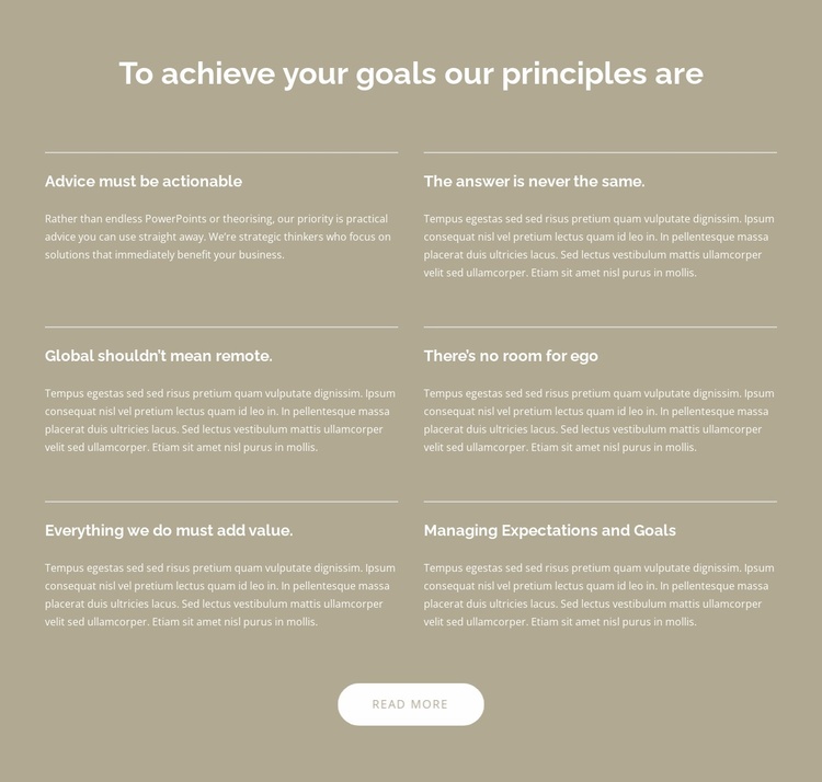 Global business consulting for a dynamic world Website Template