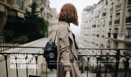 Progettazione Web Per Guarda In Profondità Nell'Autunno