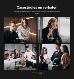 Casestudies En Verhalen - Website Creator HTML
