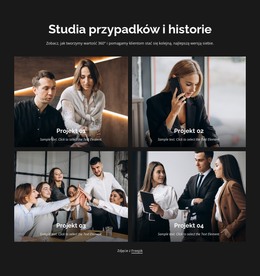 Studia Przypadków I Historie - Darmowy Szablon Strony Internetowej