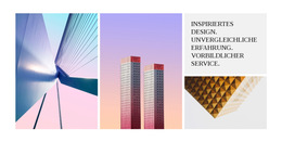 Benutzerdefinierte Schriftarten, Farben Und Grafiken Für Architektonisches Design Und Ideen