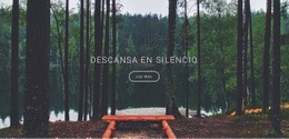 Mejor Diseño De Página De Destino Para Descansa En Silencio Y Soledad