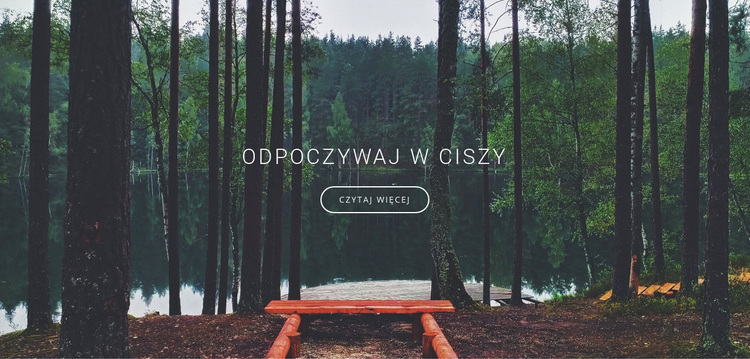 Odpoczywaj w ciszy i samotności Motyw WordPress