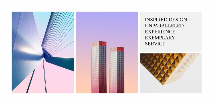 Architectural design and ideas  Landing Page