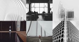 Galerie S Fotografií Architektury – Jednoduchá Šablona Webu