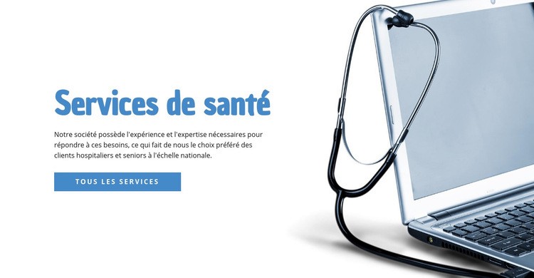 Services de santé Modèles de constructeur de sites Web