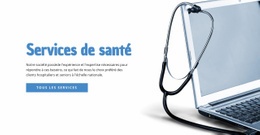 Services De Santé - HTML Website Maker