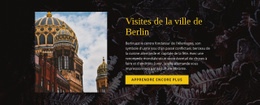 Visites De La Ville De Berlin - Glisser-Déposer Un Modèle De Page