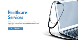 Healthcare Services - HTML Landing Page