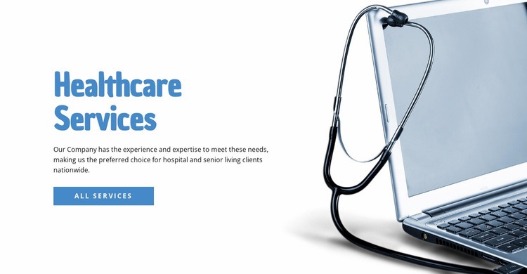 Egészségügyi szolgáltatások Html Weboldal készítő