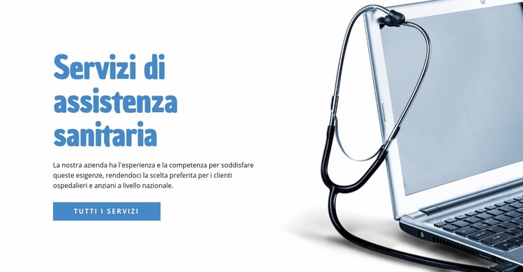 Servizi sanitari Costruttore di siti web HTML