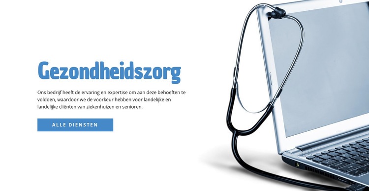 Gezondheidszorg Website ontwerp