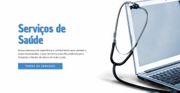 Serviços De Saúde - HTML Website Maker