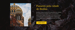Passeios Pela Cidade De Berlim - Tema WordPress Personalizado