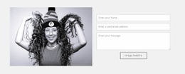 Напишите Нам — Красивый Одностраничный Шаблон