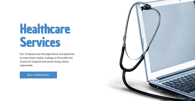 Healthcare Services Web Page Design