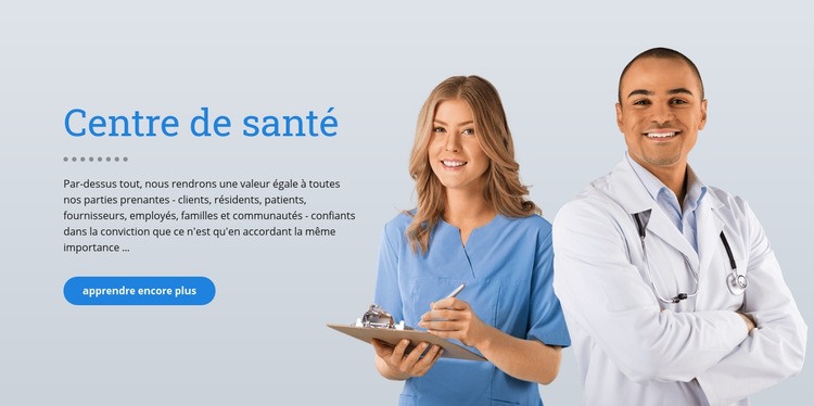 Soins de santé Modèle CSS