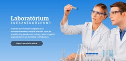 Laboratóriumi Orvosi Központ Egyszerű HTML CSS-Sablon