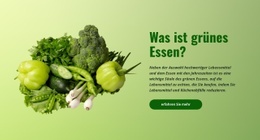 Bio Grünes Essen CSS-Layoutvorlage