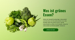 Benutzerdefinierte Schriftarten, Farben Und Grafiken Für Bio Grünes Essen