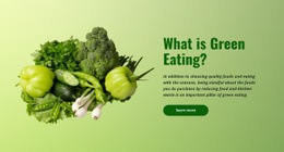 Organic Green Eating - Responsive Html Code