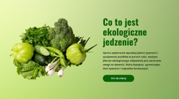 Ekologiczne Zielone Jedzenie