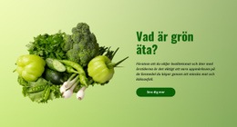 Gratis Nedladdning För Ekologiskt Grönt Ätande HTML-Mall