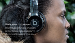Écouteurs Musicaux Sans Fil – Modèle Joomla Pour N'Importe Quel Appareil