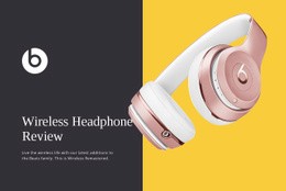 Wireless Headphones Reviews Html Code Example