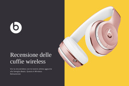 Recensioni Di Cuffie Wireless - Modello Joomla Multiuso